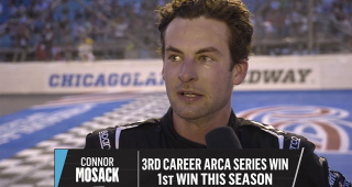Connor Mosack’s victory interview at Chicagoland